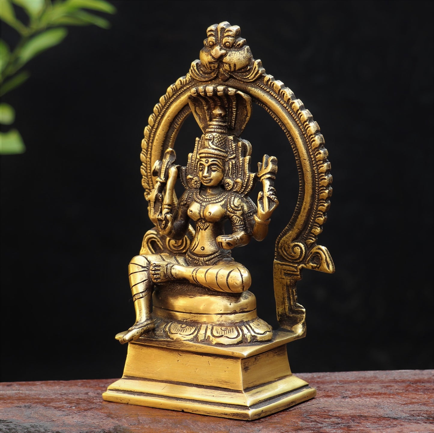 Brass Parvati Statue