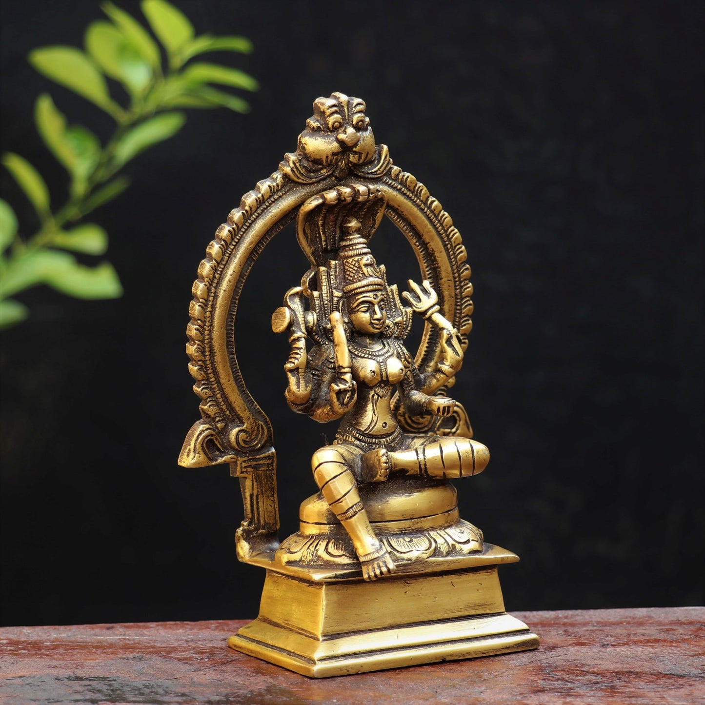 Brass Parvati Statue