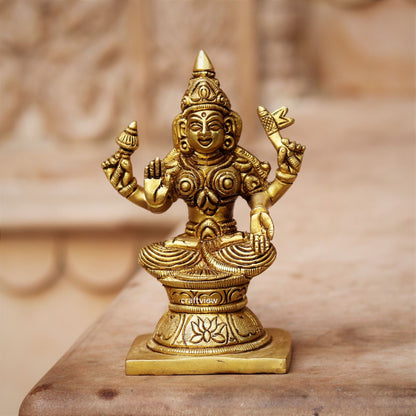 Ashta Lakshmi Superfine Brass Idols 5.5"