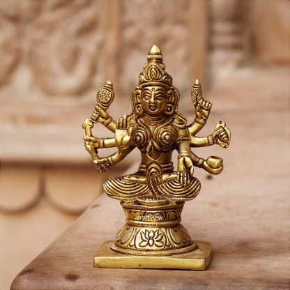 Ashta Lakshmi Superfine Brass Idols 5.5"