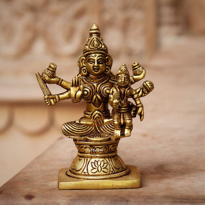 Ashta Lakshmi Superfine Brass Idols 5.5"