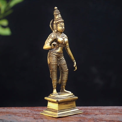 Brass Parvati Statue