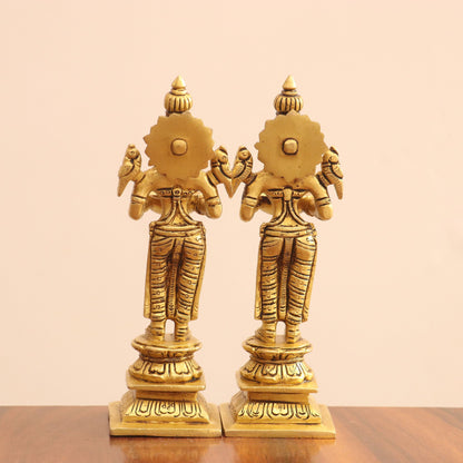 7.5" Superfine Brass Small Deep Lakshmi 2 Pcs Set