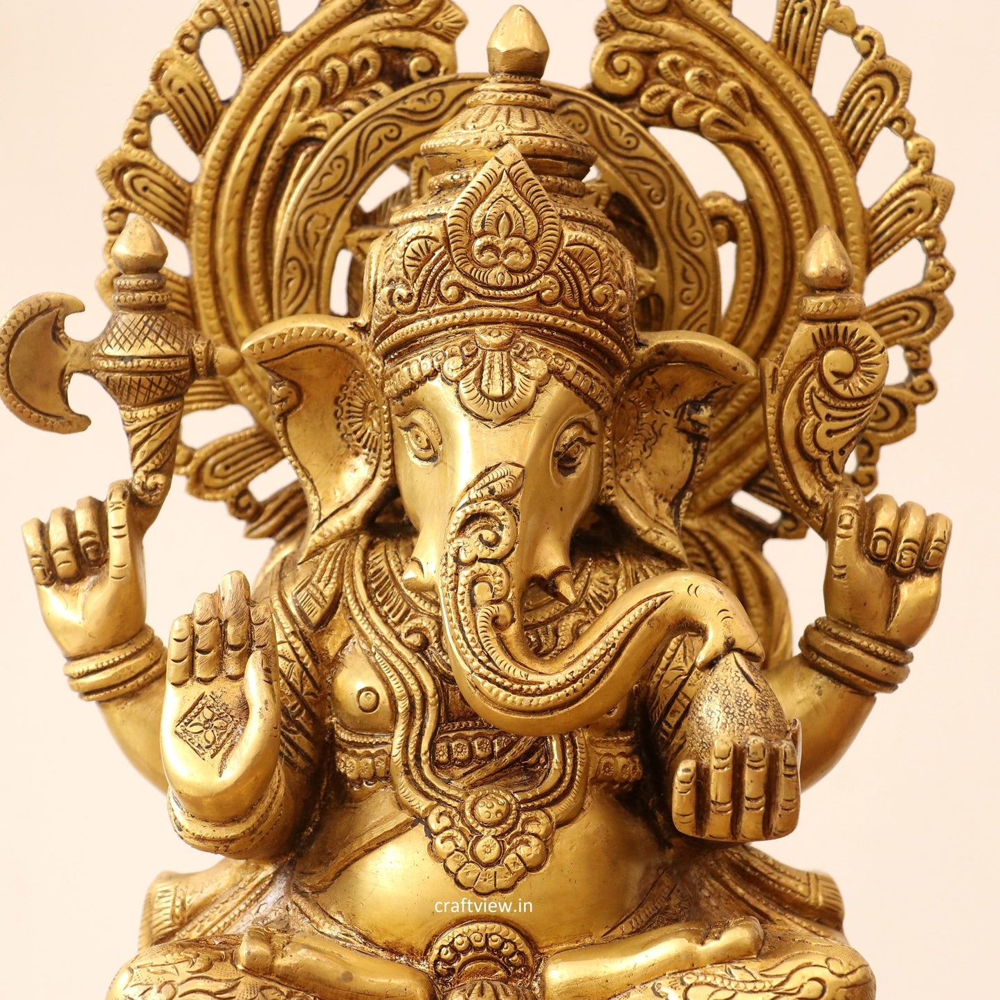 15" Brass superfine Lord Ganesha Statue