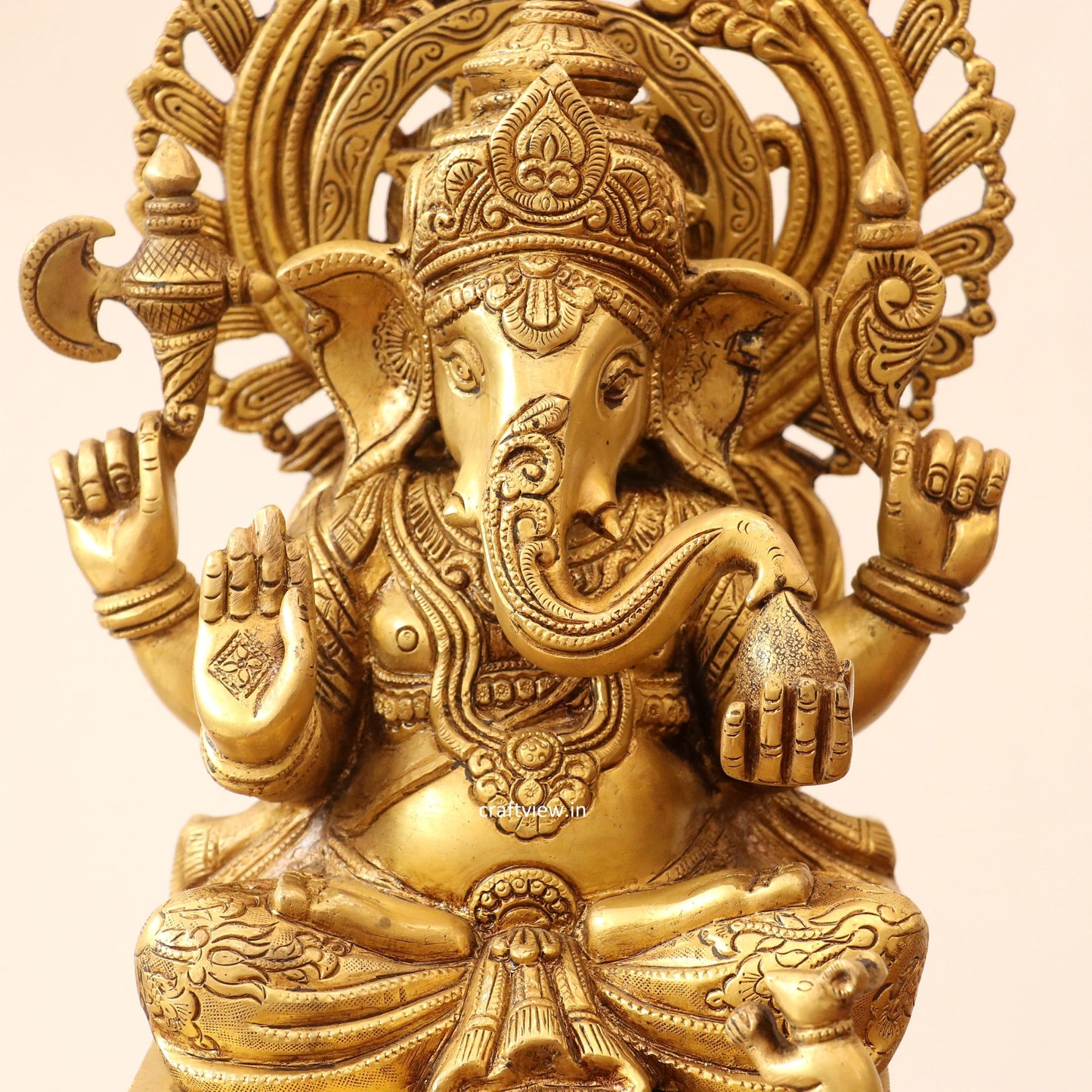 15" Brass superfine Lord Ganesha Statue