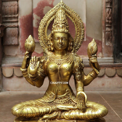 Brass Maa Lakshmi Statue