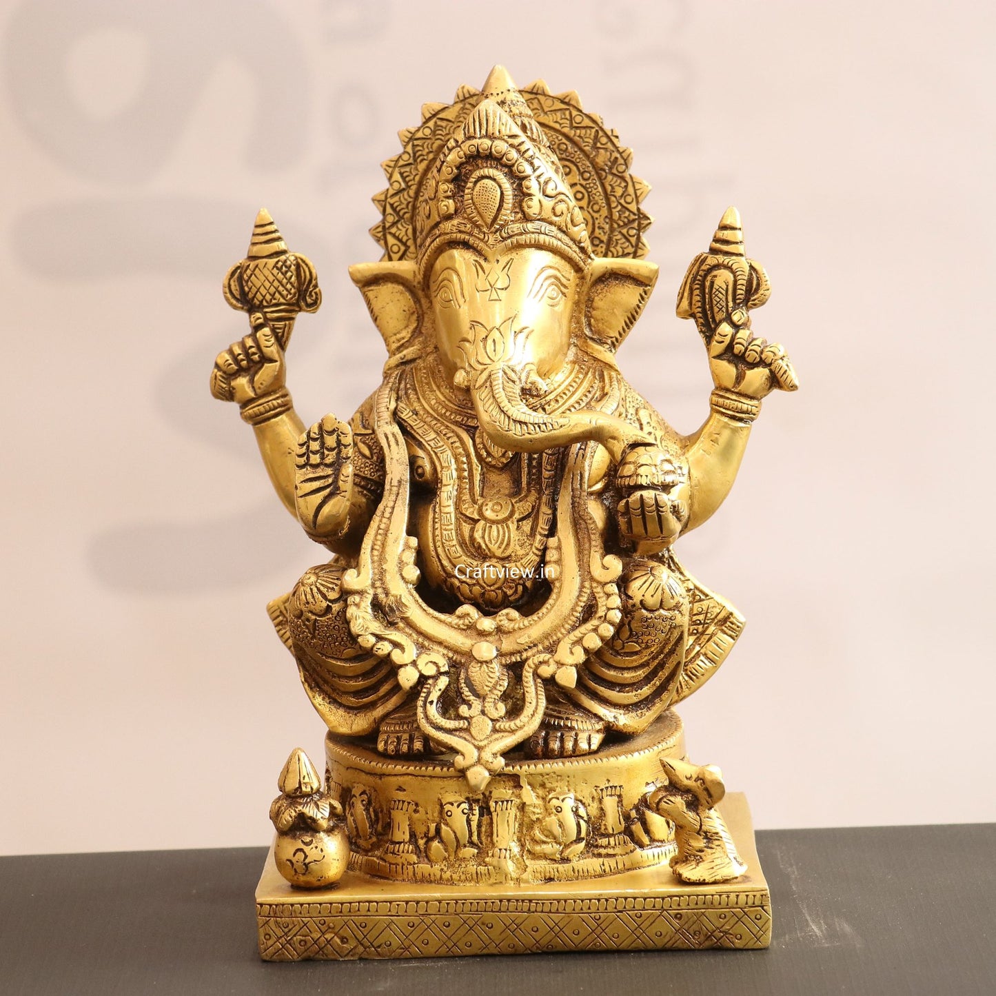 Brass Lord Ganesha Statue