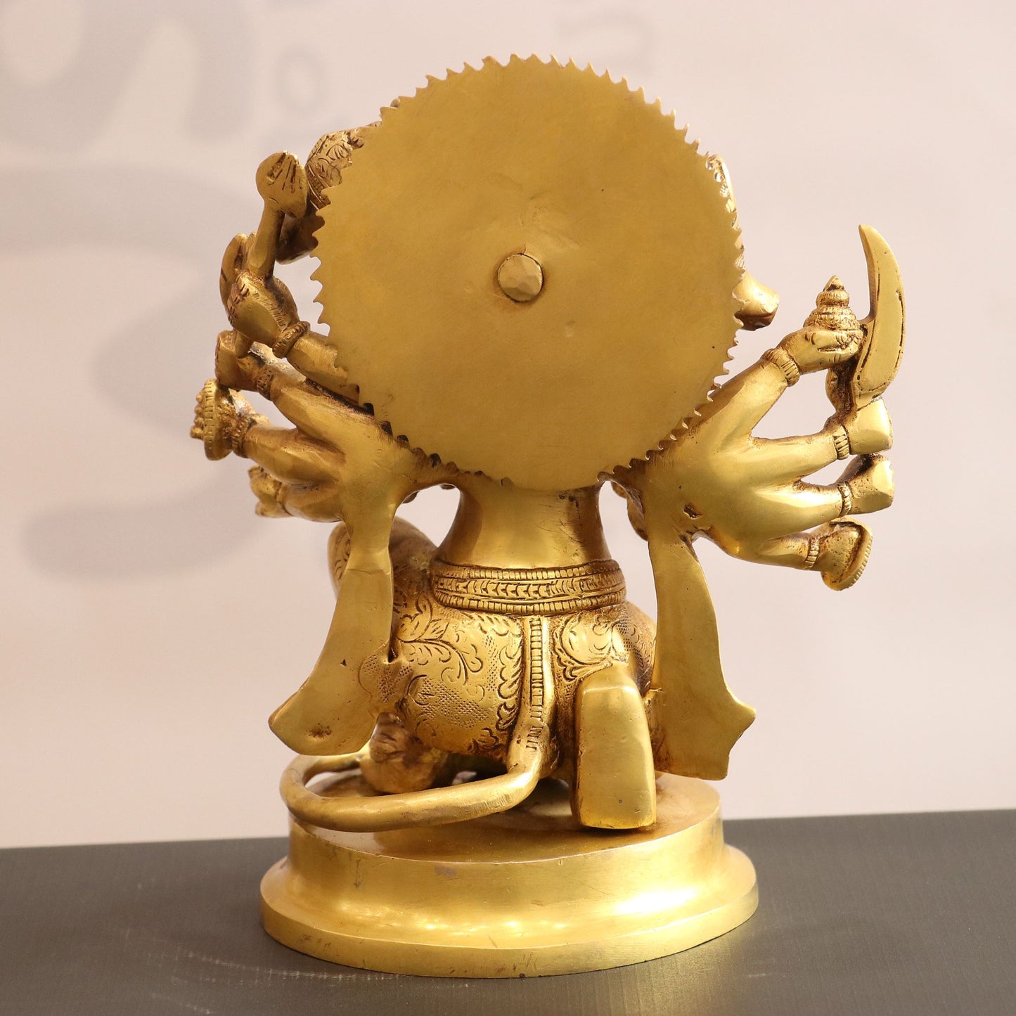 Brass Panchmukhi Hanuman Statue