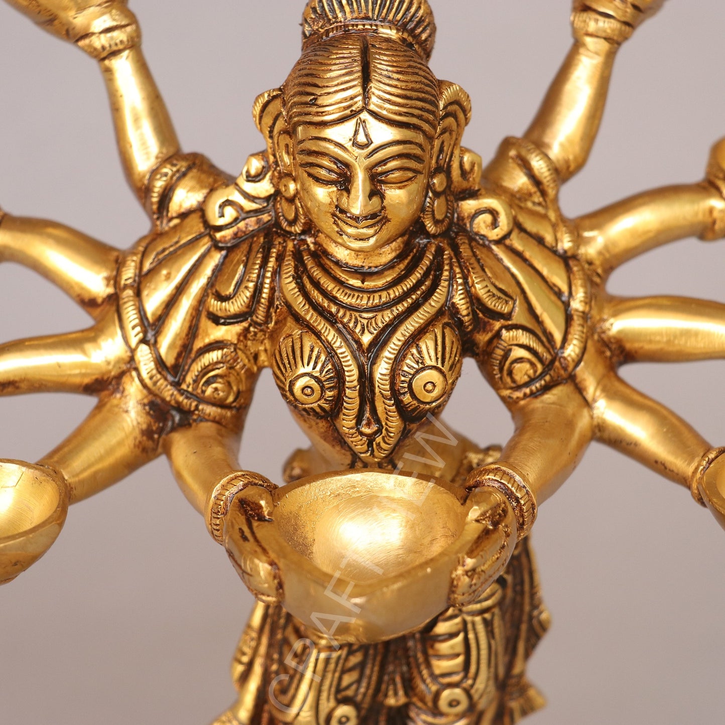 Brass Deeplakshmi – A Symbol of Prosperity, Light & Divine Grace