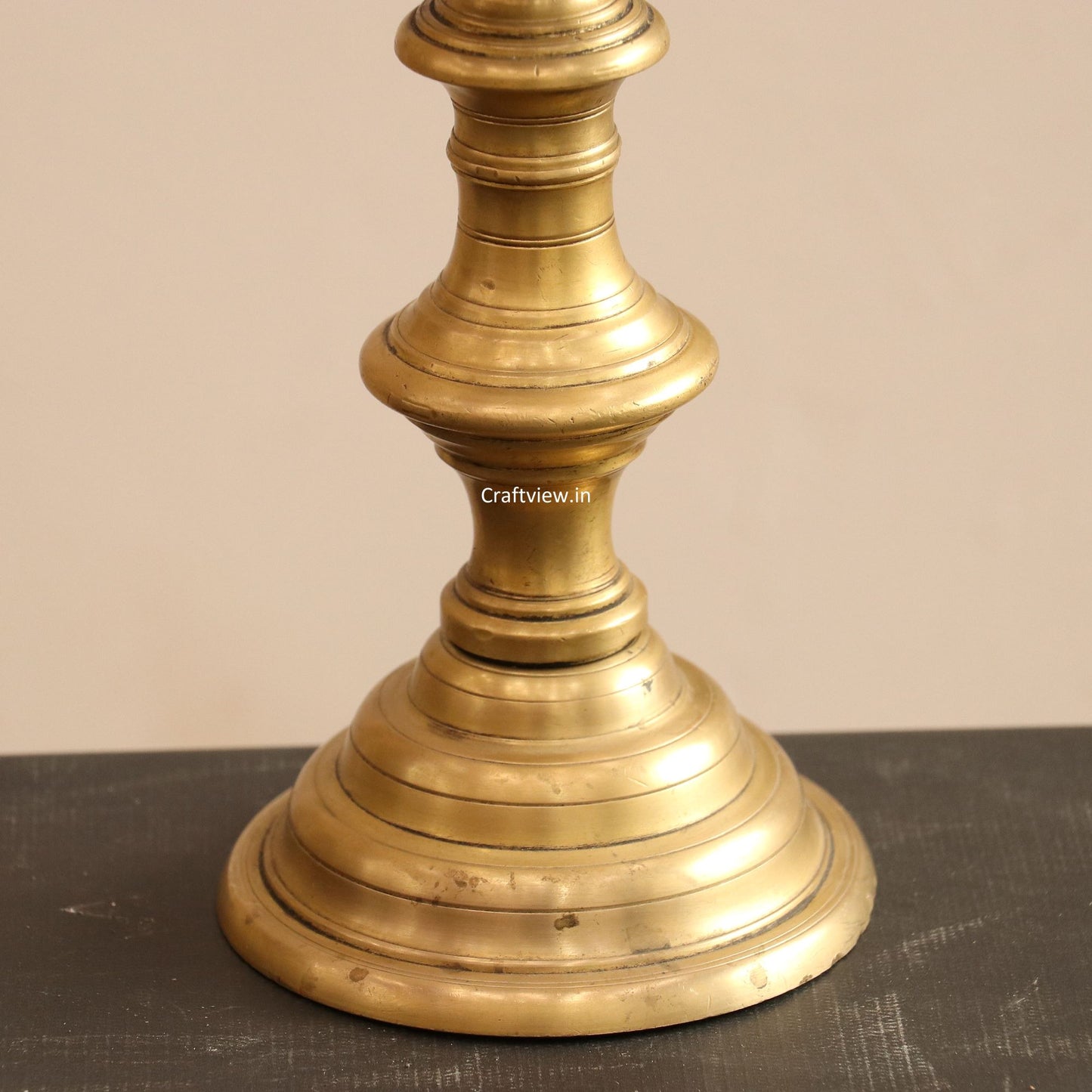 Traditional Bronze Udupi Nanda Traditional Puja Diya Pooja Oil Lamp