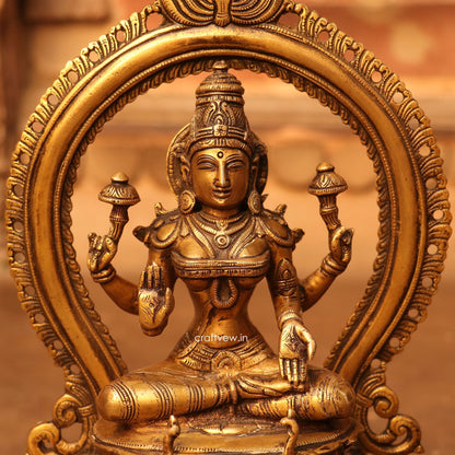 Brass Lakshmi Statue 13"