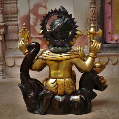 21" Brass superfine Lord Ganesh Statue