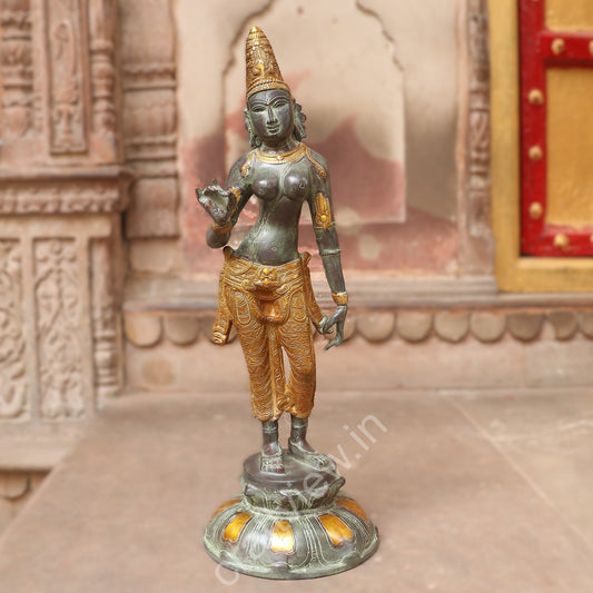 Standing Goddess Parvati Decorative Idol