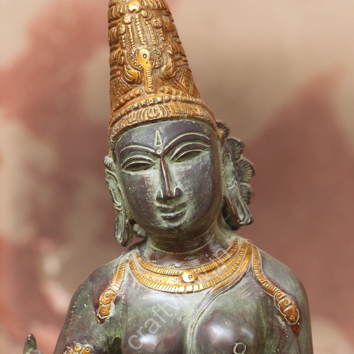 Standing Goddess Parvati Decorative Idol