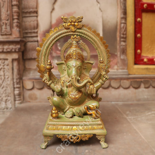 Superfine Lord Ganesha Brass Statue