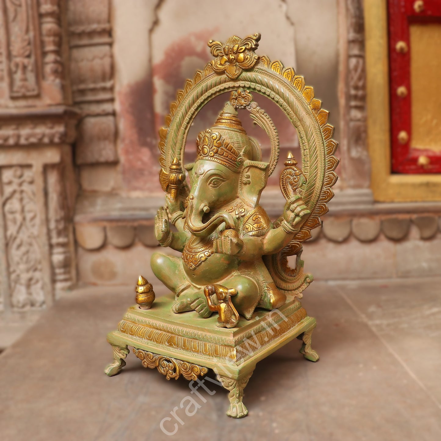 Superfine Lord Ganesha Brass Statue