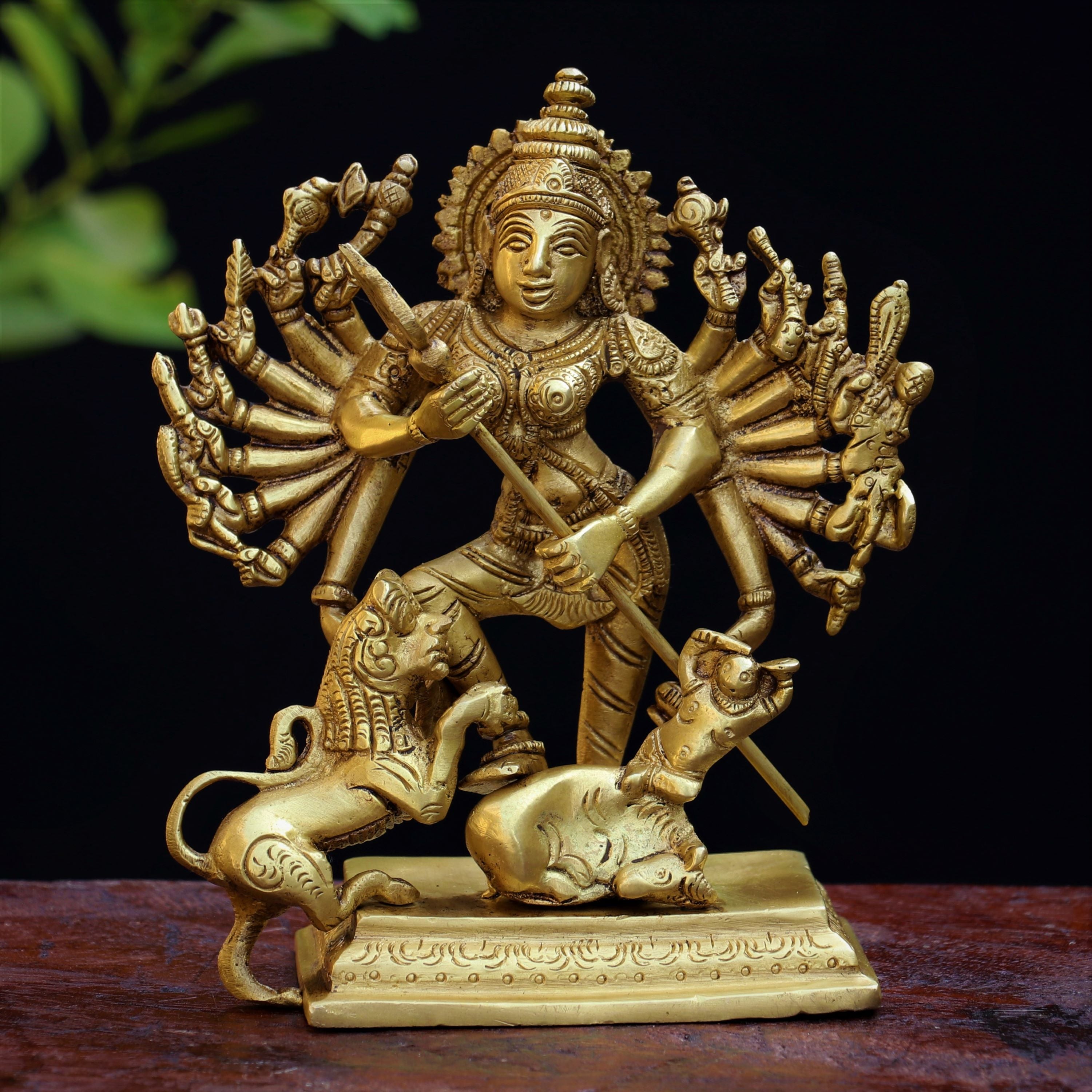 Brass Maa Durga Idol – Craftview