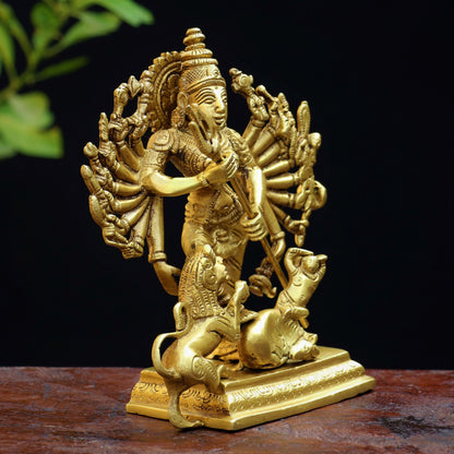 Brass Maa Durga Idol