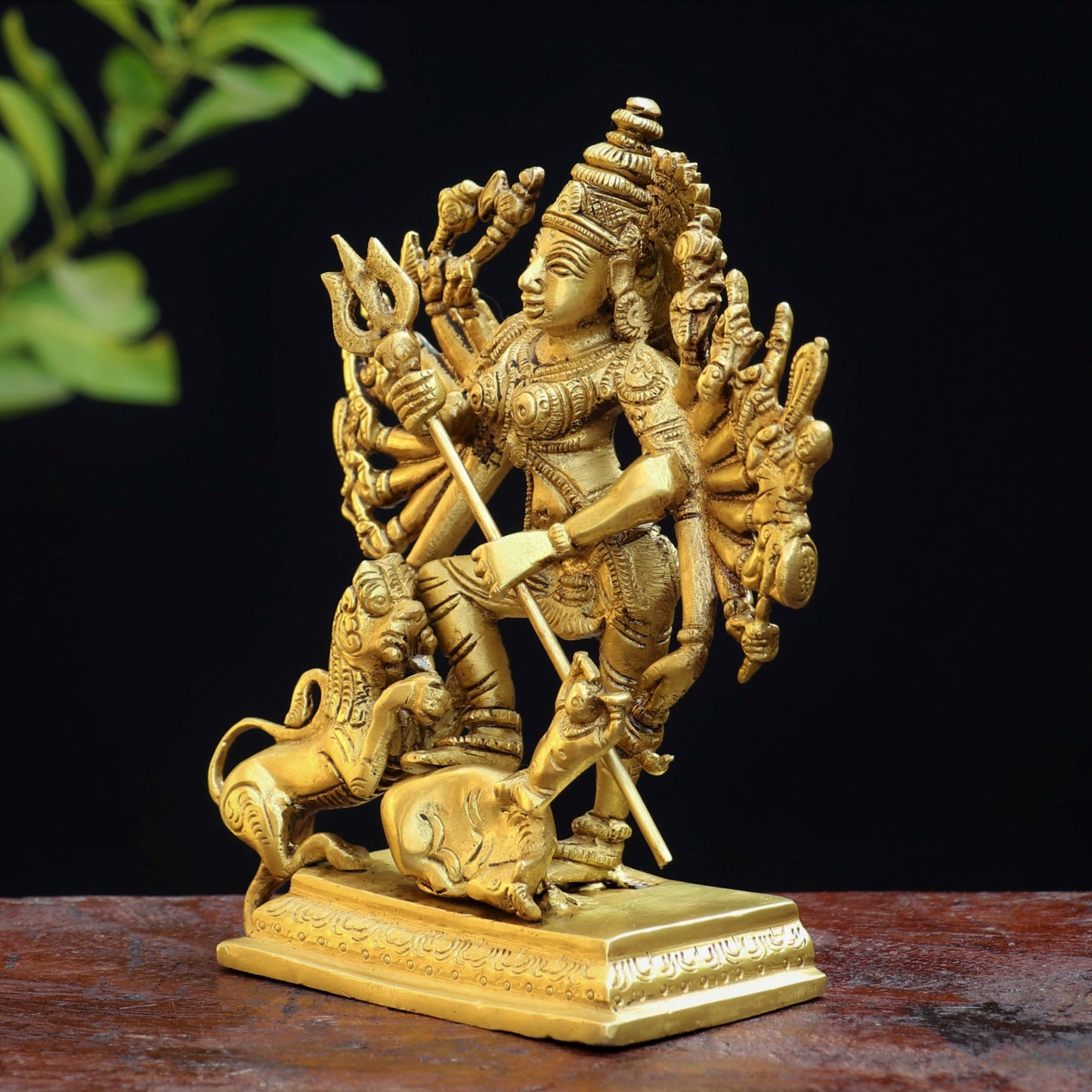 Brass Maa Durga Idol