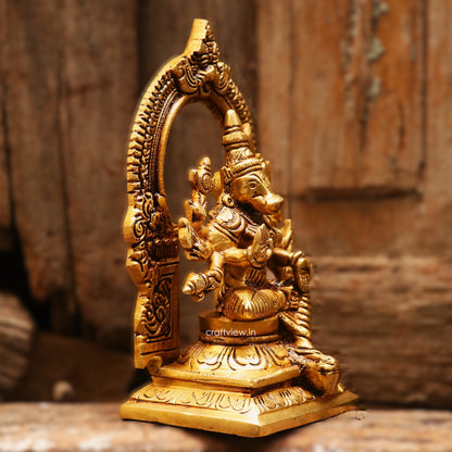 6" Superfine Statue of Goddess Varahi - Bestower of Siddhi In Brass