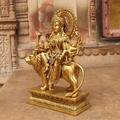 17" beautiful statue of Ma Sherawali (Durga)