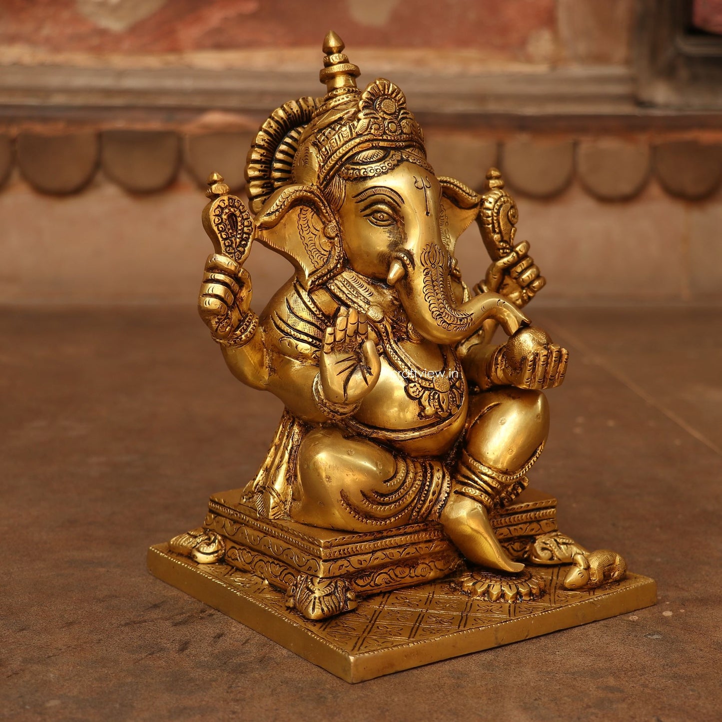 10" Brass Lord Ganesh Statue super fine