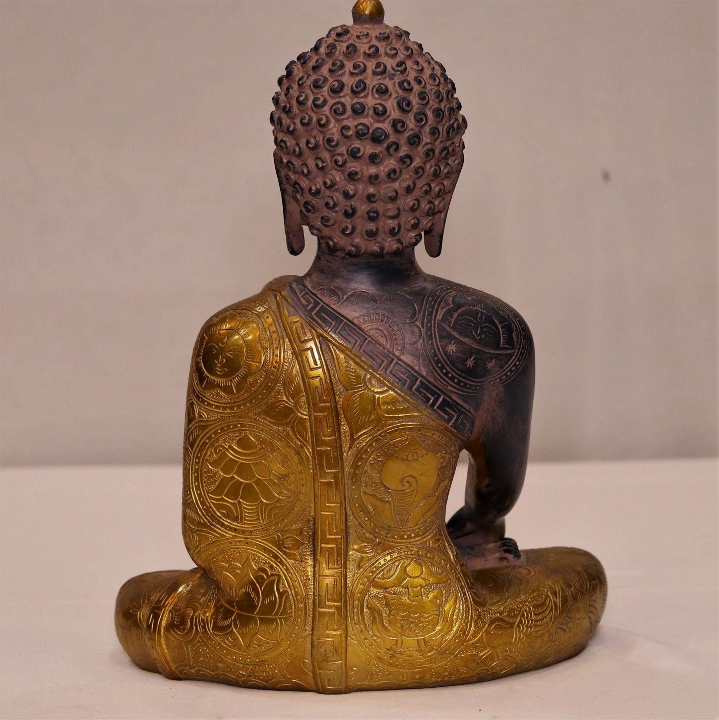 Brass Meditative Buddha Statue