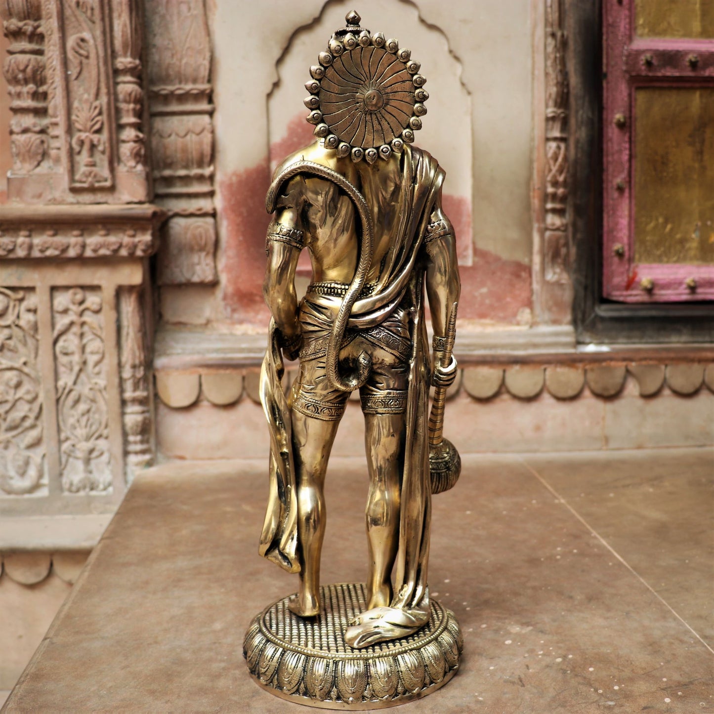 Brass Lord Hanuman Idol