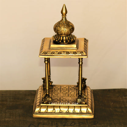 Brass Decor Puja Temple Figurine 13"