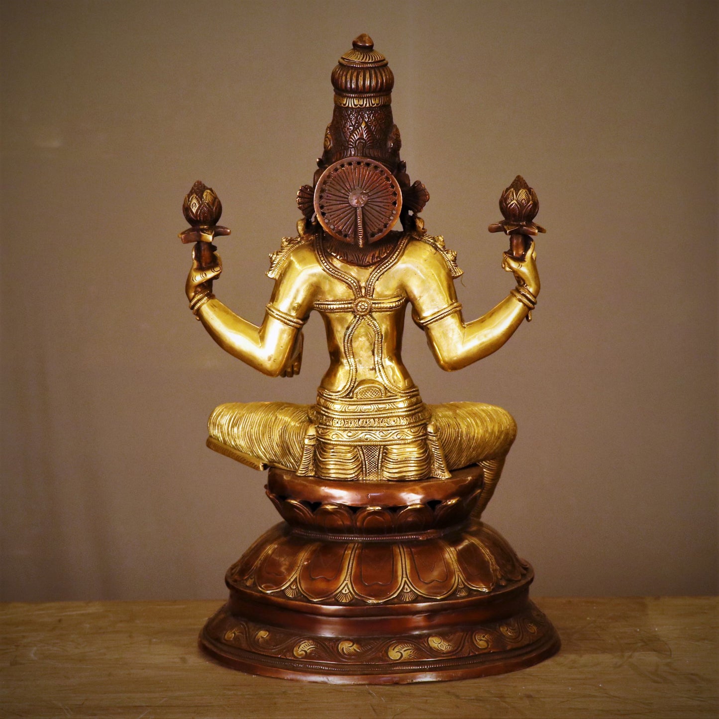 Brass Maa Lakshmi Statue