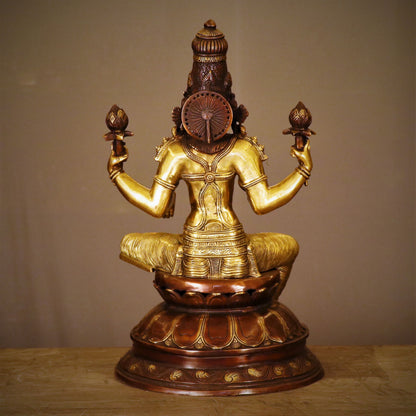 Brass Maa Lakshmi Statue