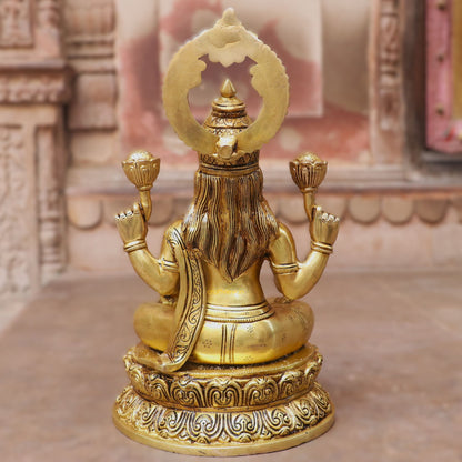 15" Brass Lakshmi Superfine Idols