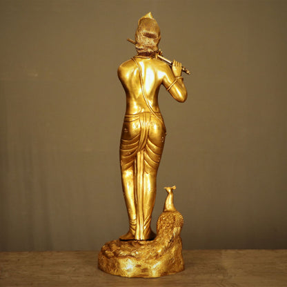 Brass Murlidhara Krishna Statue