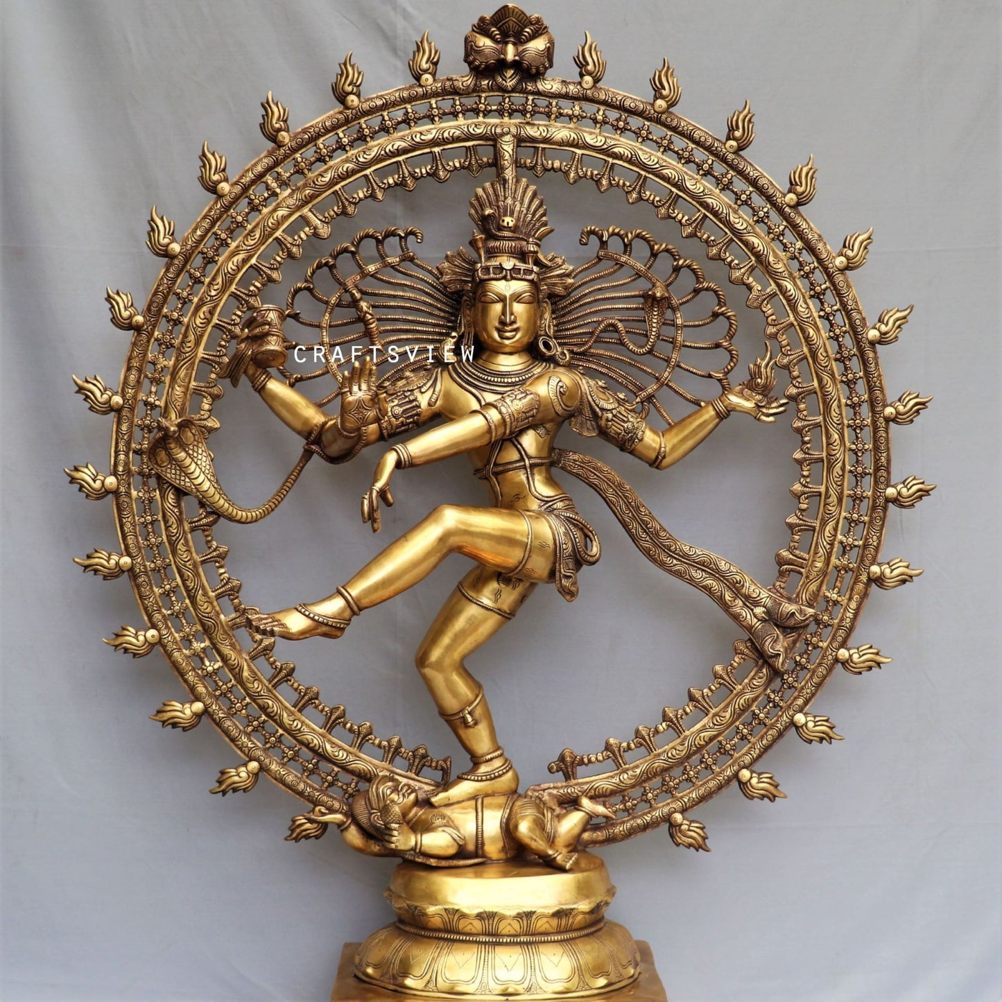 Lord Natraj Sculpture Ecstatic Dance form of Lord Shiva 48"