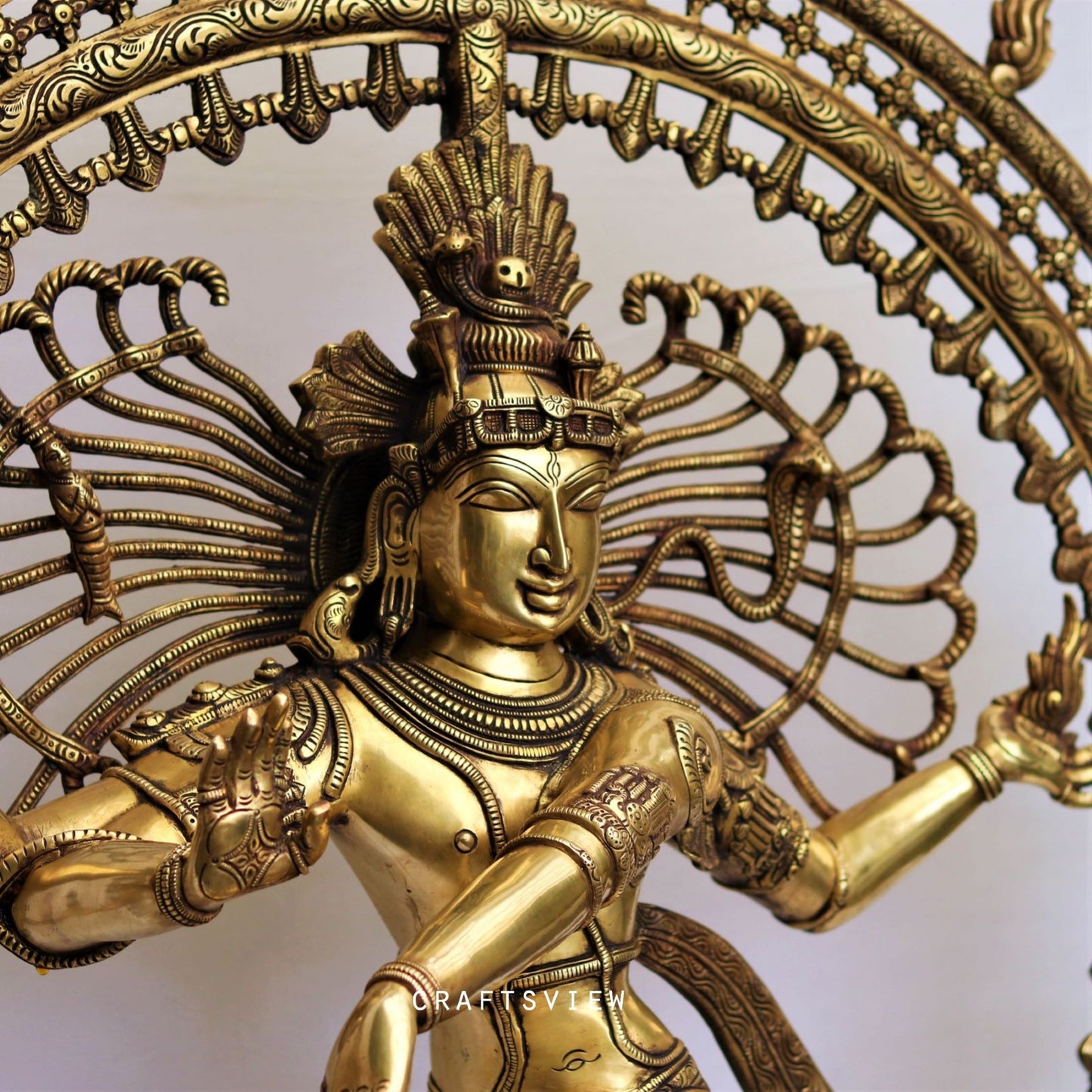 Lord Natraj Sculpture Ecstatic Dance form of Lord Shiva 48"