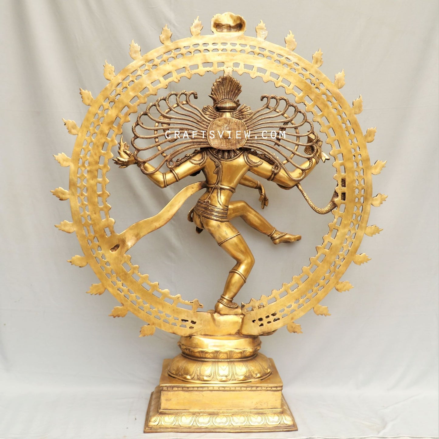 Lord Natraj Sculpture Ecstatic Dance form of Lord Shiva 48"