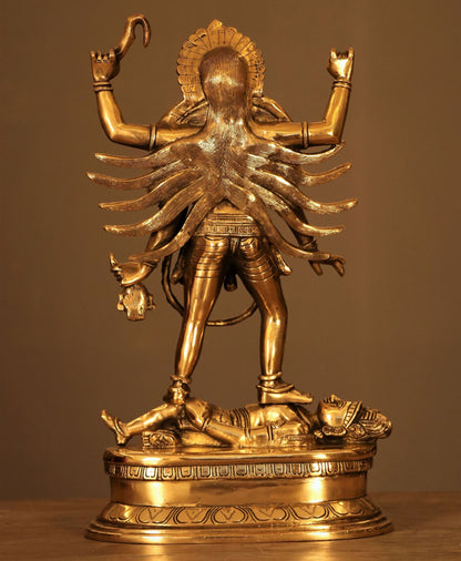 Brass Kali Statue 18"