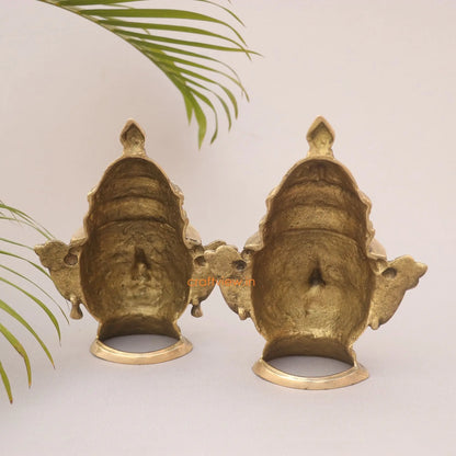 Decorative Brass Shiva Gauri Mask