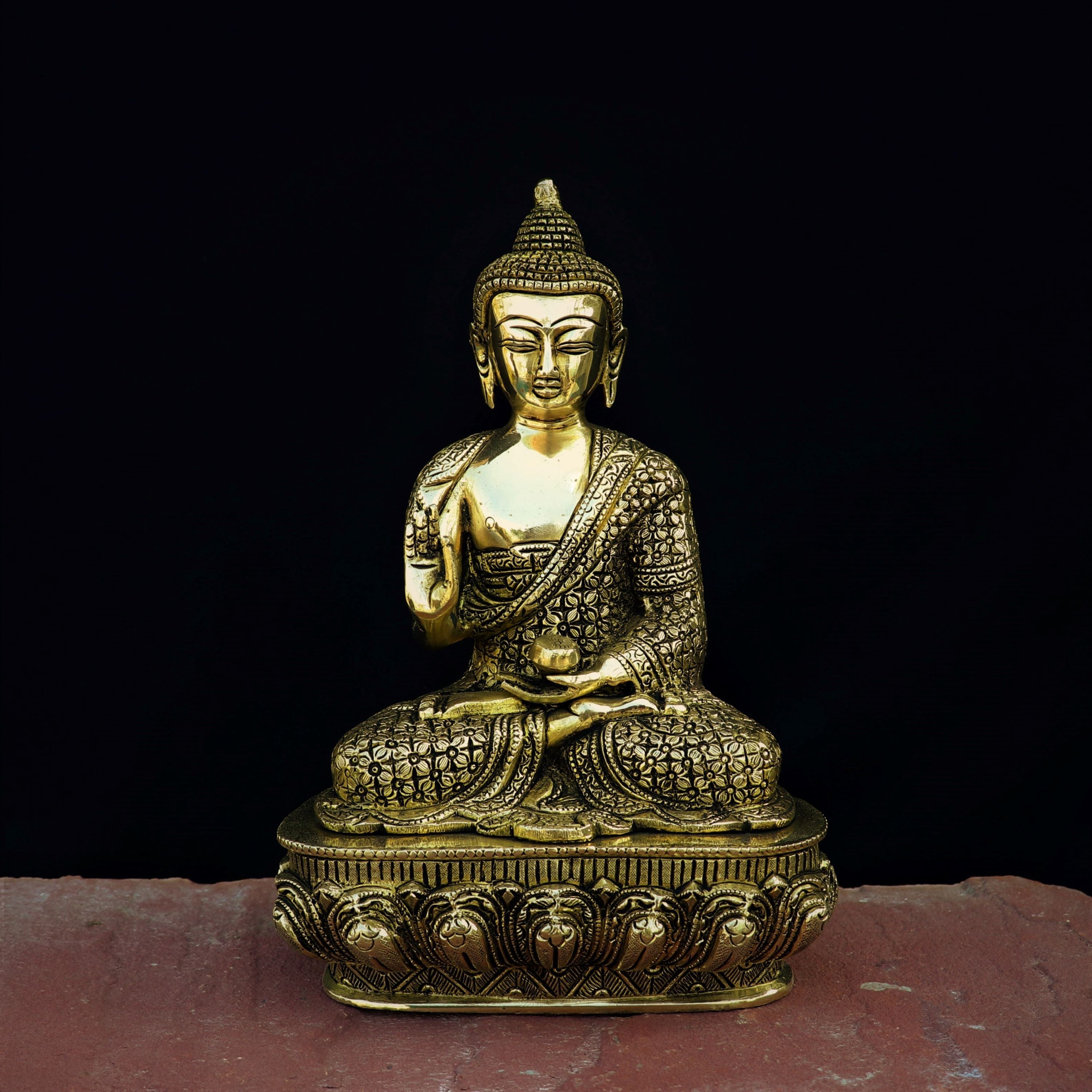 Brass Buddha Idol – Craftview