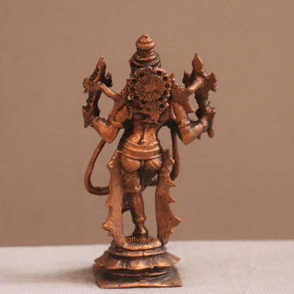 Pure Copper Krishna Idol | Fine Craft | 14 CM Craftsview