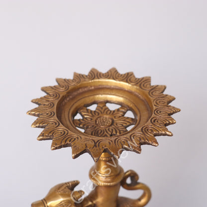 Brass Nandi Decorative Stand