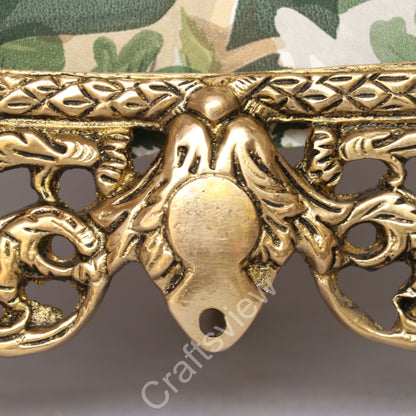 Vintage Brass Photo Frame Scroll Memories
