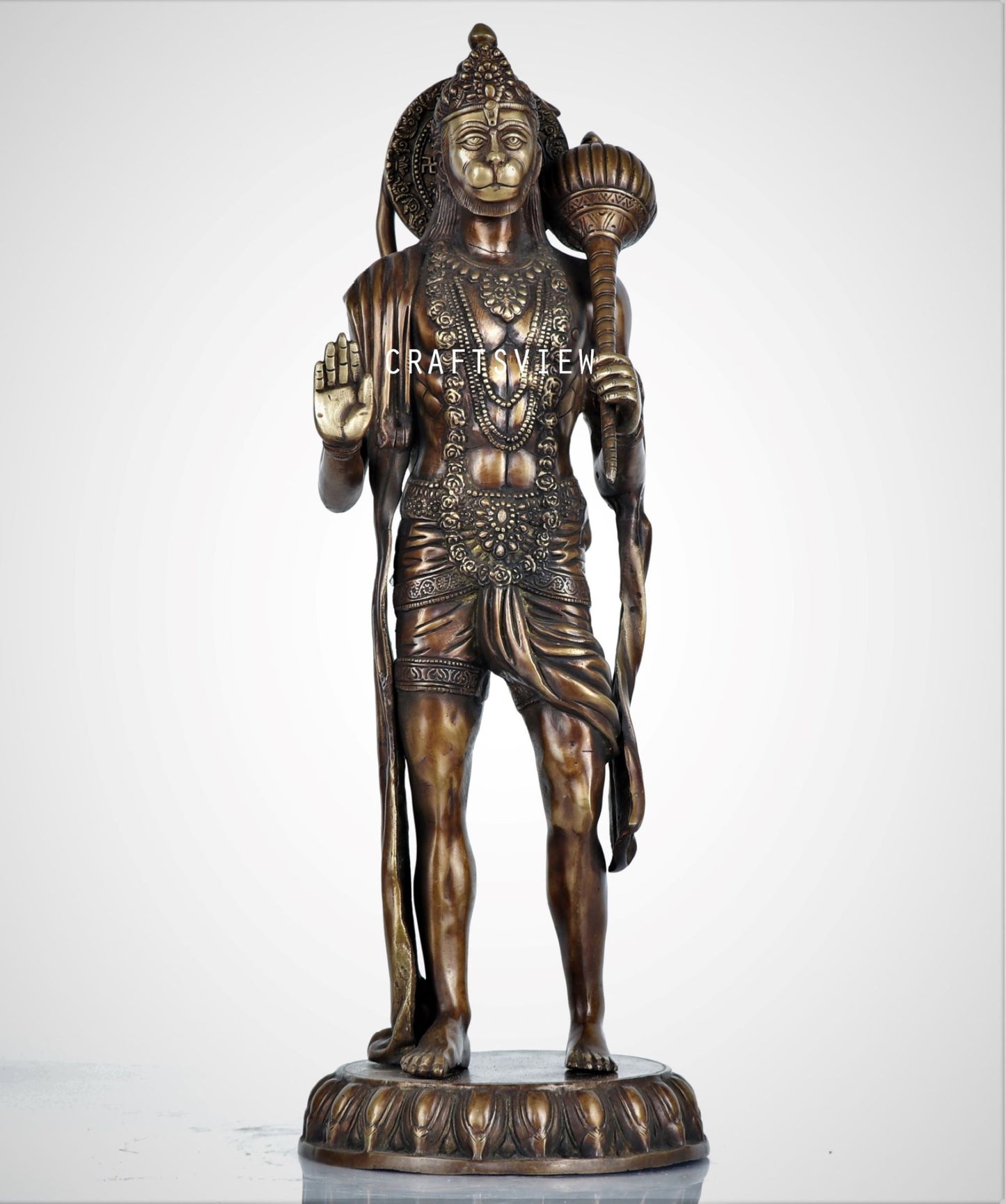 Brass Lord Hanuman Satatue