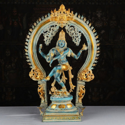 Lord Natraj with Frame Statue Dance of Shiva 28"