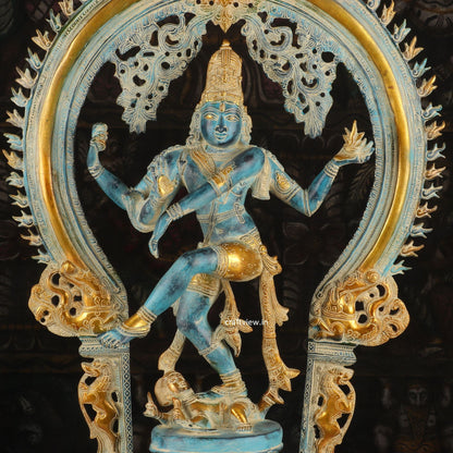 Lord Natraj with Frame Statue Dance of Shiva 28"