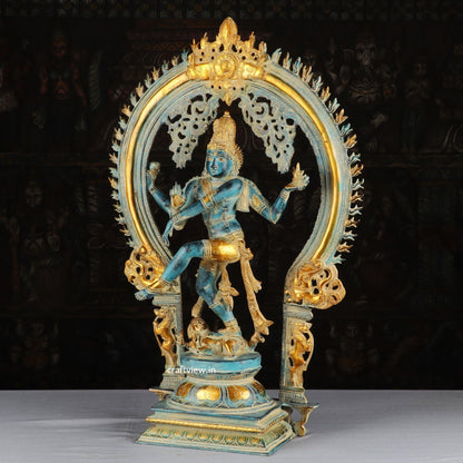 Lord Natraj with Frame Statue Dance of Shiva 28"