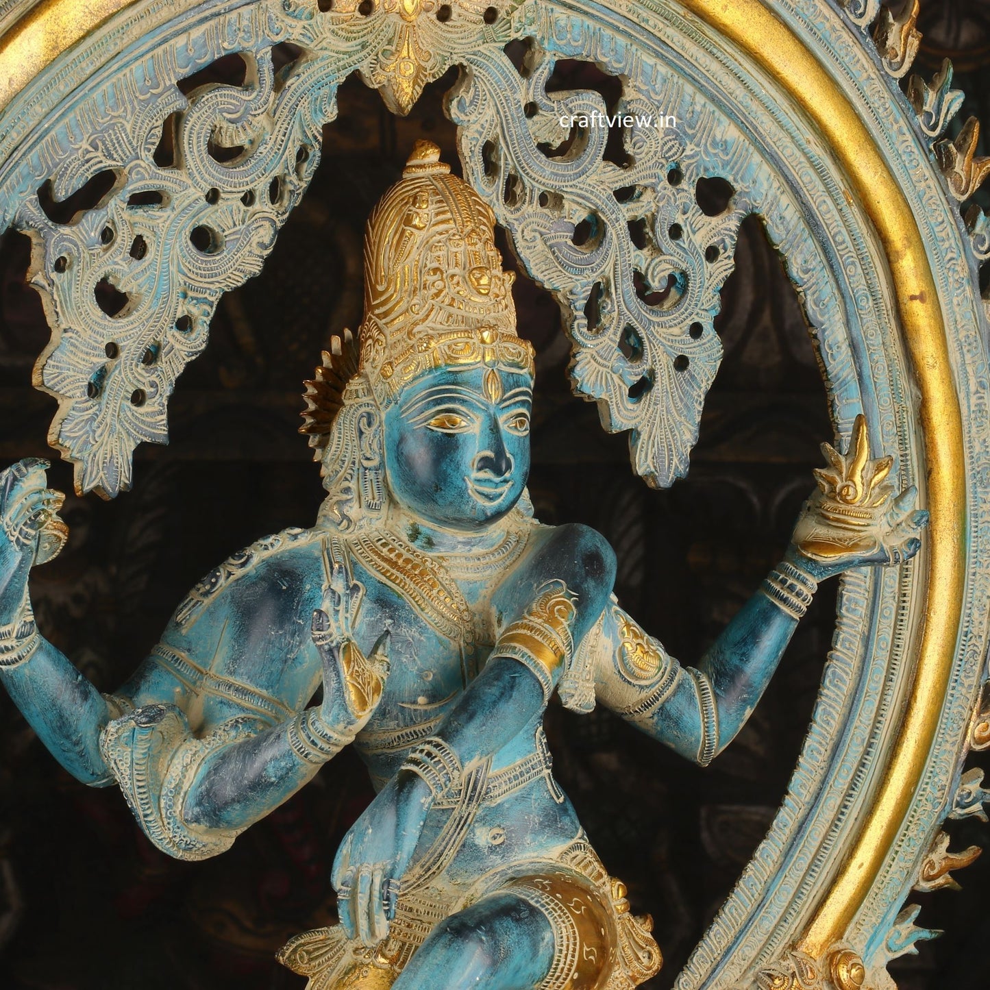 Lord Natraj with Frame Statue Dance of Shiva 28"