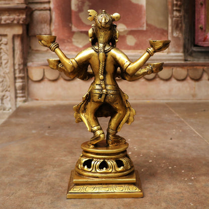 Brass Deeplakshmi Statues 13"