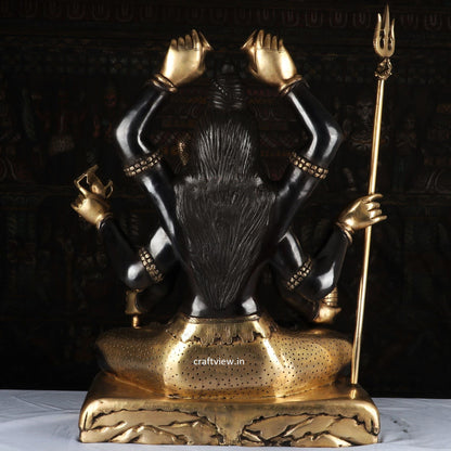 Lord Shiva Sculpture 6 Hand Super Fine Handwork 30"