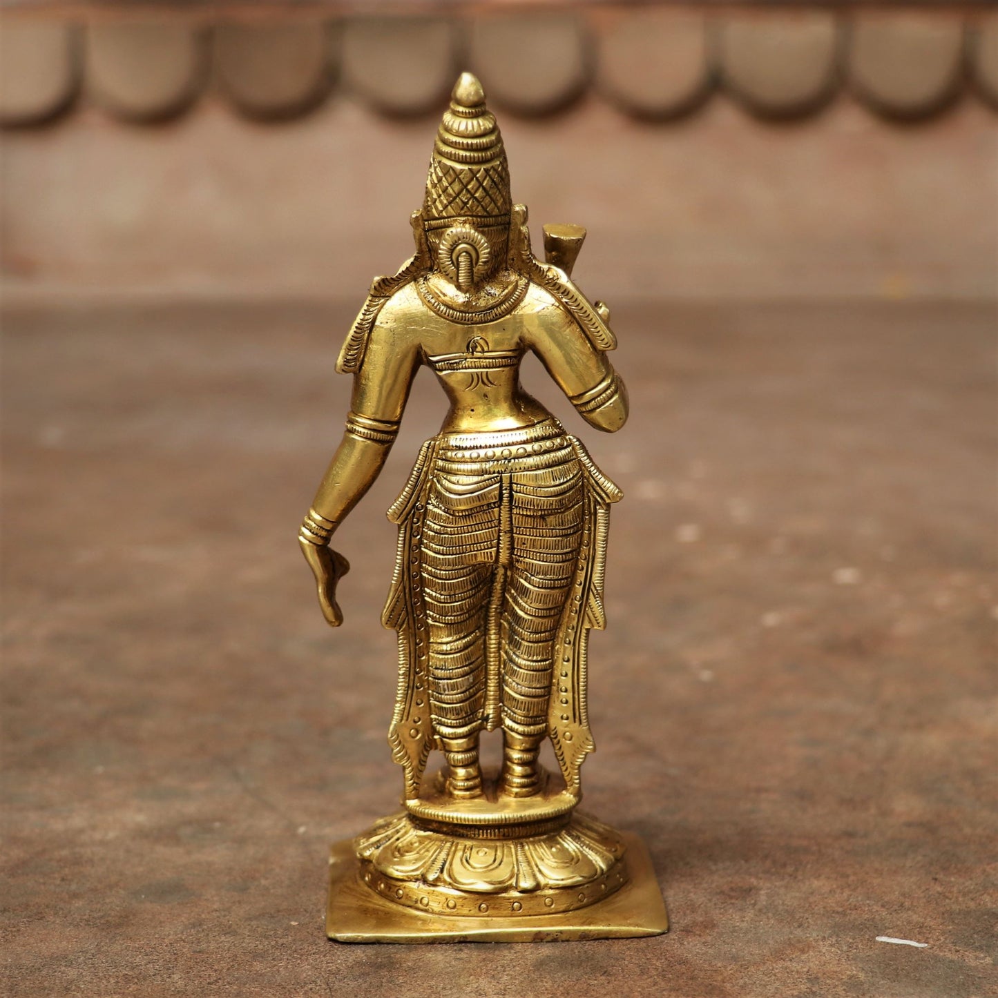 Brass Parvati Statue 5.5"